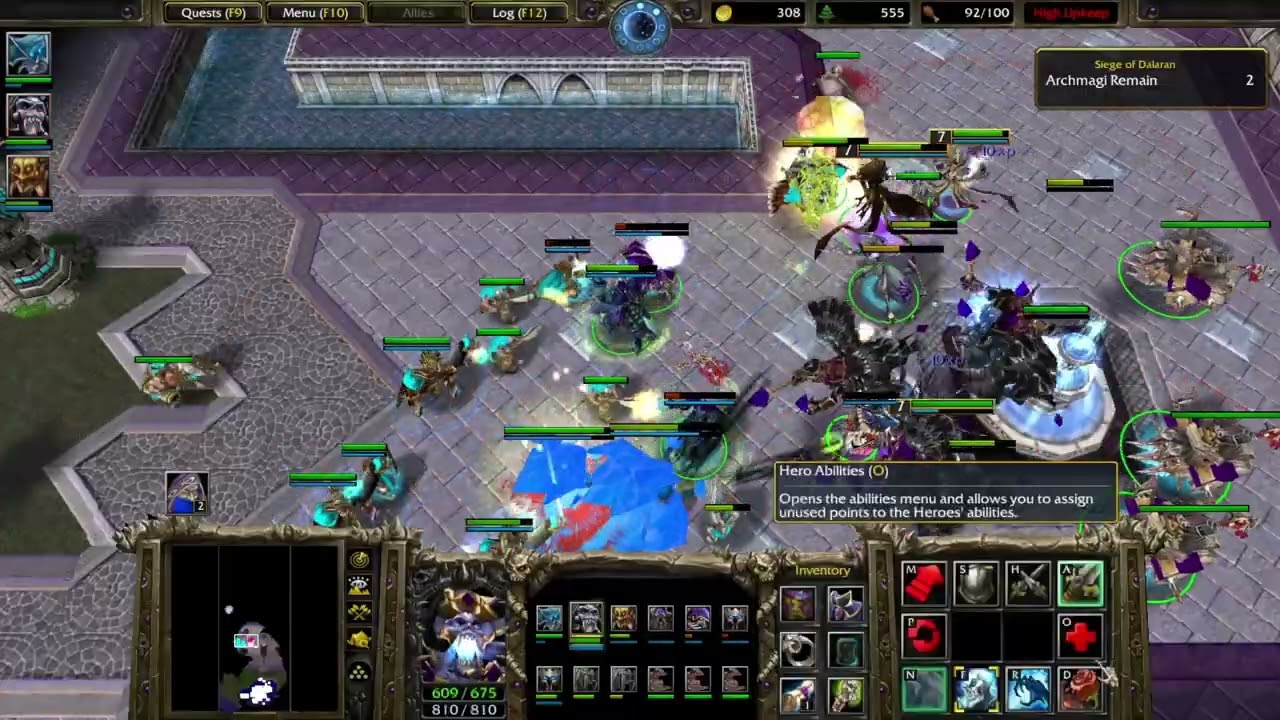 Anub'arak Undead Campaign I Chapter 7: The Siege Of Dalaran I Warcraft 3: The Frozen Throne
