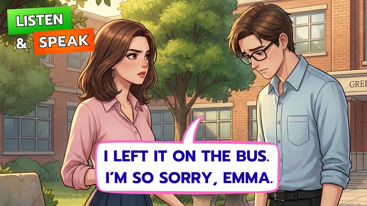 Sorry and Thank You | Real-Life English Dialogue | A2-B1