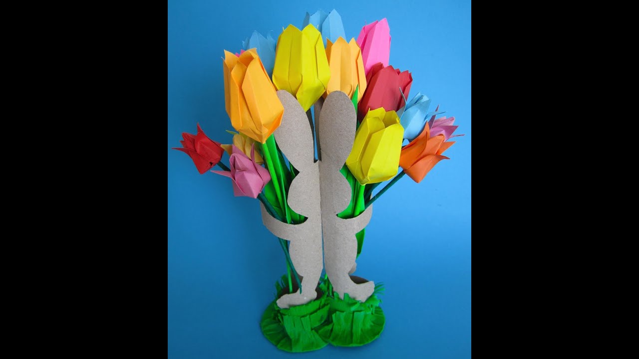 DIY: Hase aus K&uuml;chenrolle, schnell und einfach/ Bunny made of kitchen roll, quick and easy