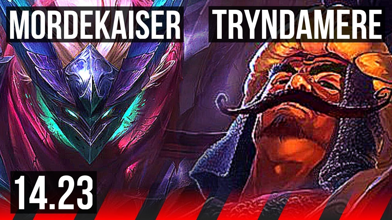MORDEKAISER vs TRYNDAMERE (TOP) | NA Master | 14.23