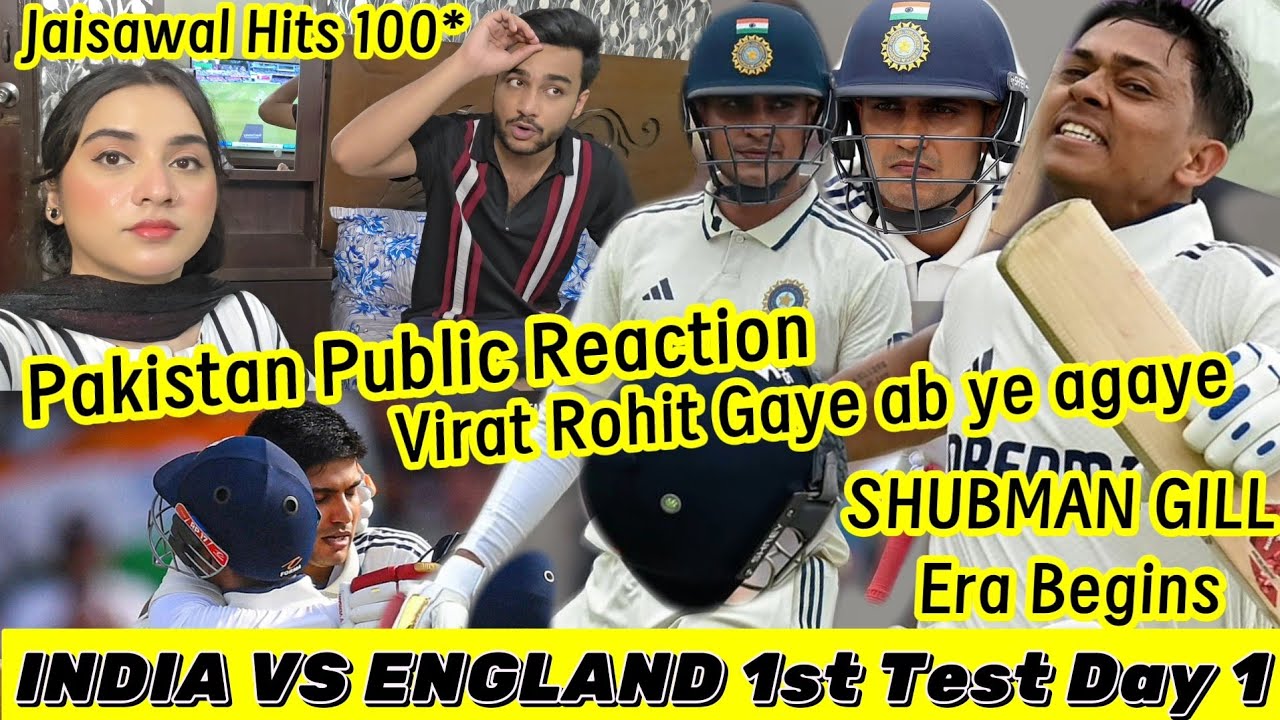 SHUBMAN GILL Era BEGINS 1st Test IND v ENG Day 1 JAISAWAL HITS 100* Gill Century as a Captain😱
