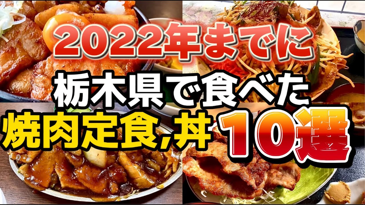 選べてない!?2022年までに栃木県で食べた焼肉定食,丼10選