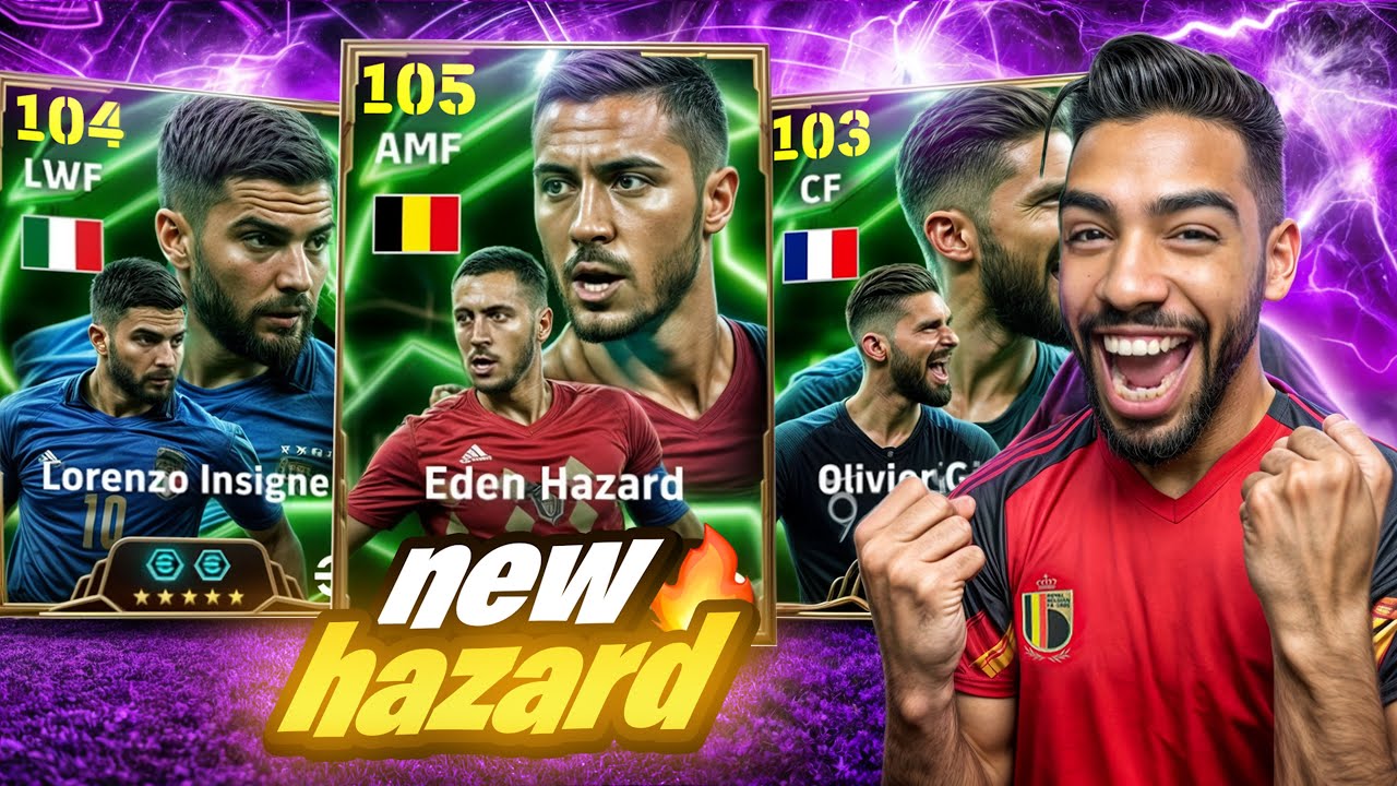 NEW HAZARD + GIROUD PACK OPENING & GAMEPLAY 🔥 EFOOTBALL 25 MOBILE