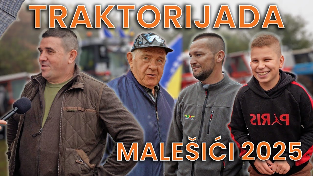Unatoč kiši stiglo 200 traktorista! Dovezli i TRAKTORE OD 100 HILJADA MARAKA