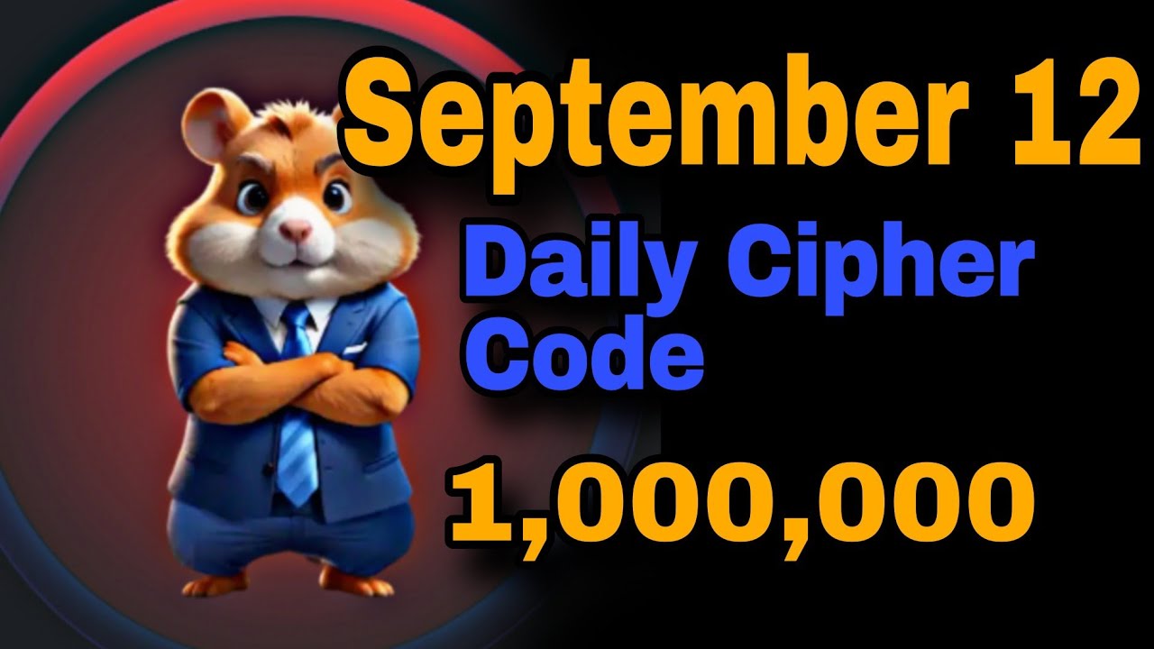 Hamster Kombat Daily Cipher Code Today | 12 September Hamster Kombat Daily Cipher Code