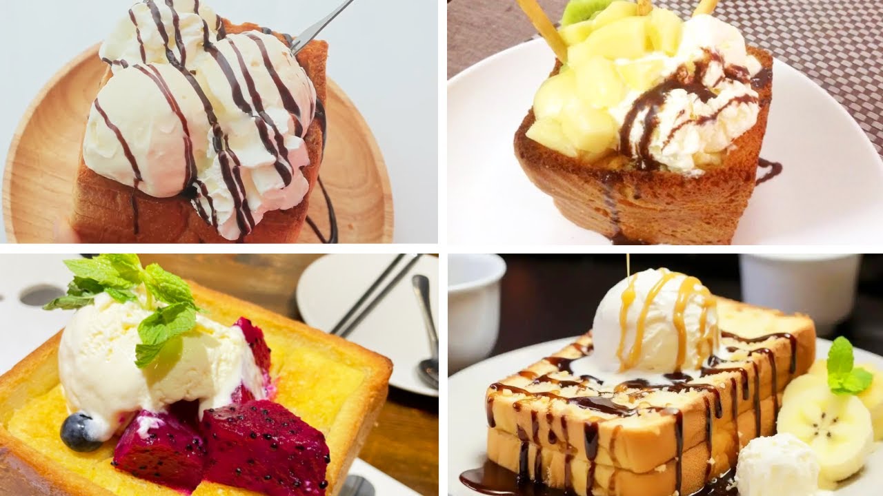 Satisfying Relaxing Video|🧈🍞🥐🥨Bread and Ice Cream Recipe|Asmr|Tiktok