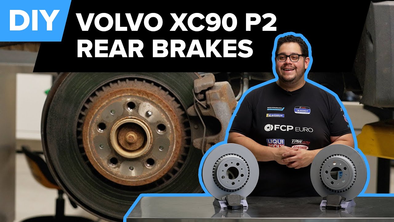 Volvo XC90 Rear Brake Pad & Rotor Replacement DIY (2003-2014 P2 XC90 3.2, 4.4 V8, T6)