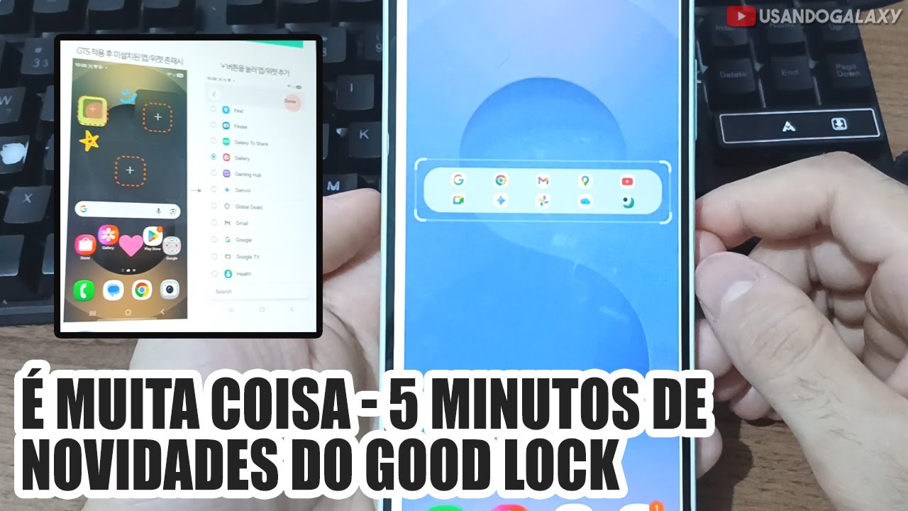 É MUITA COISA - 5 MINUTOS de NOVIDADES do GOOD LOCK da SAMSUNG