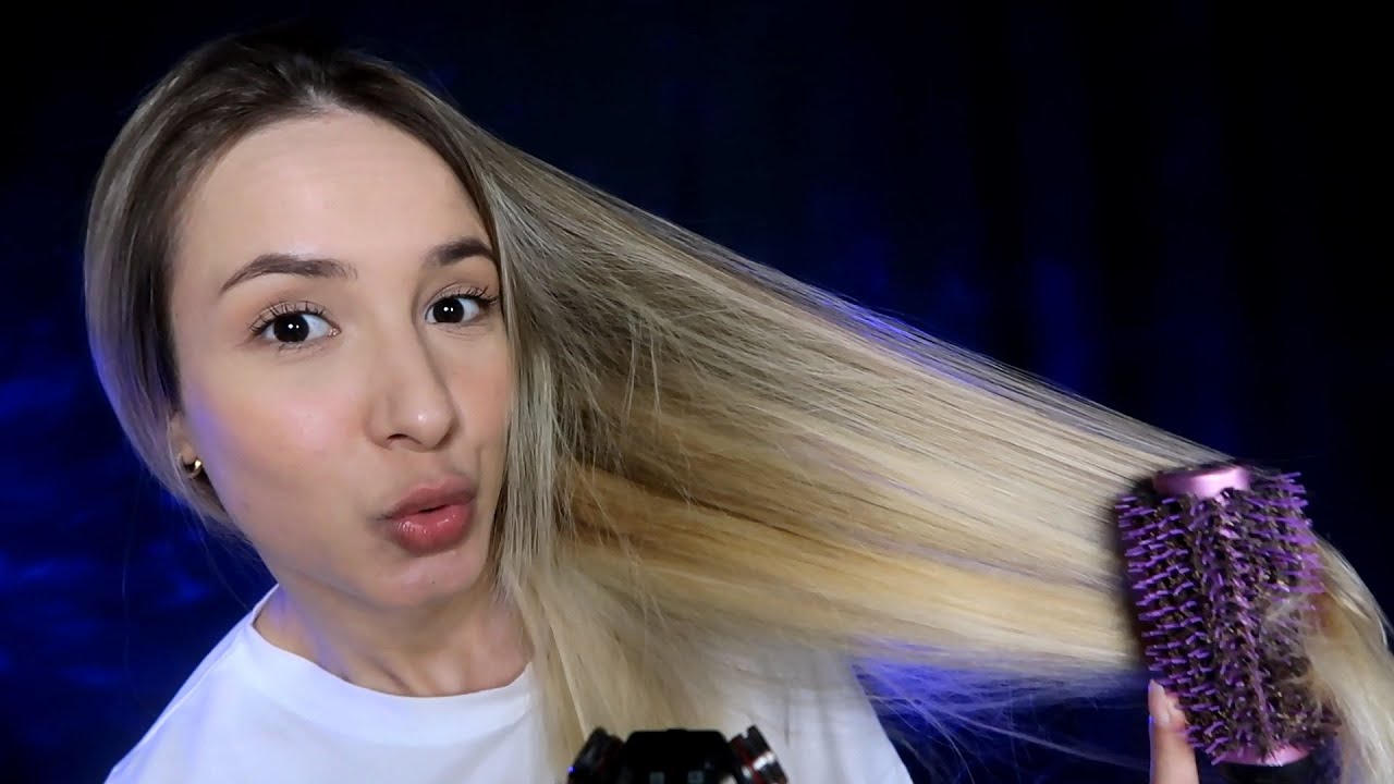 ASMR - MEXENDO NO CABELO ATÉ VOCÊ DORMIR (sons de escovas diferentes)