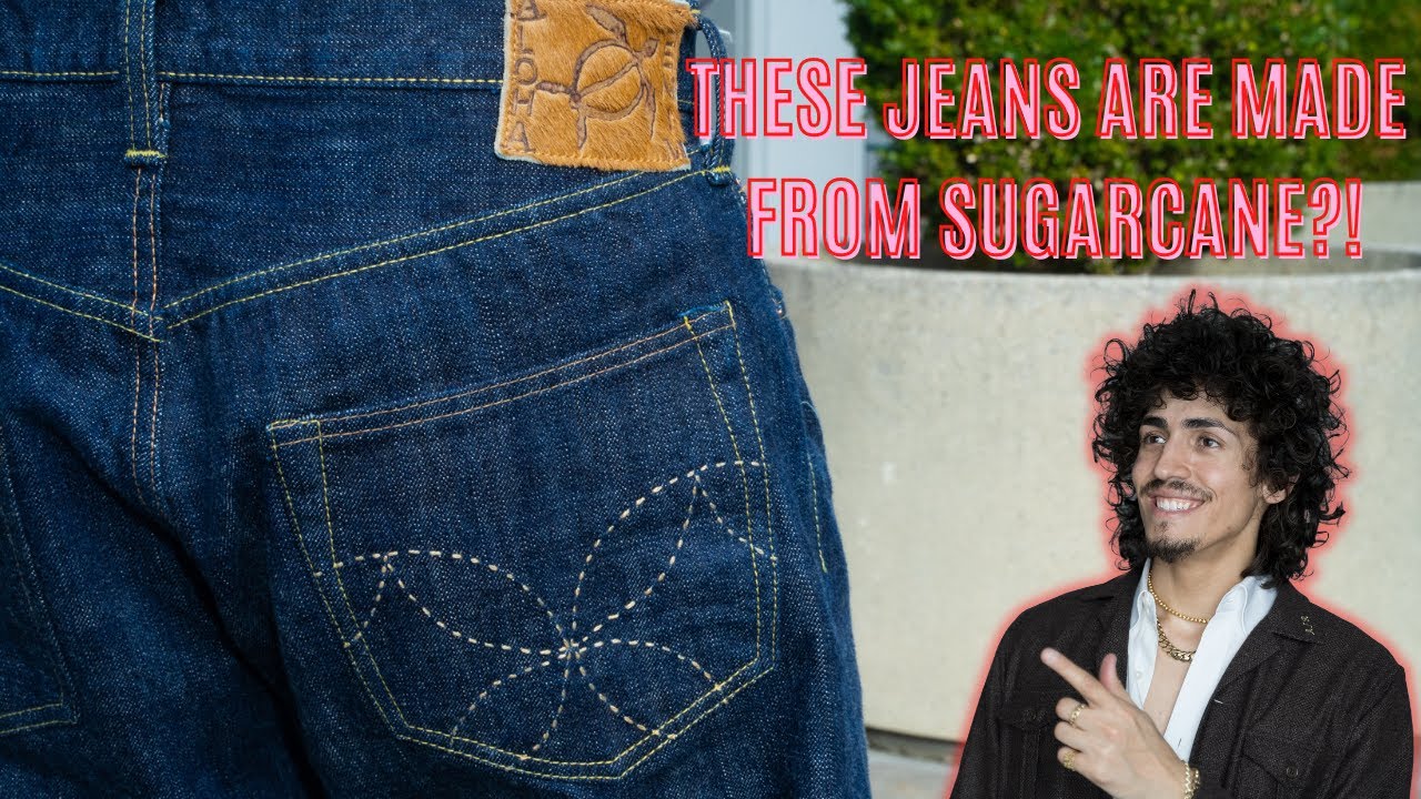 RAW SELVEDGE DENIM JEANS MADE FROM SUGARCANE?! | Sugarcane Hawaii One Wash Raw Denim Review