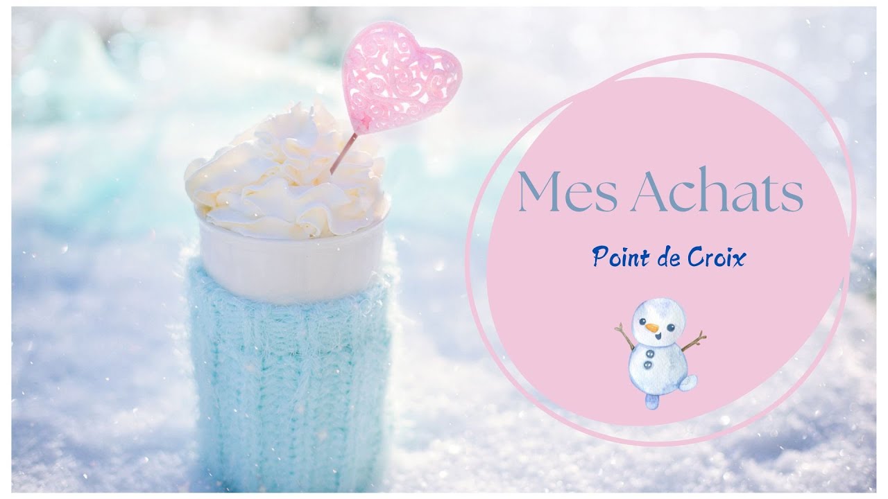 Mes Achats Point de Croix ☃️ #pointdecroix #crossstitch
