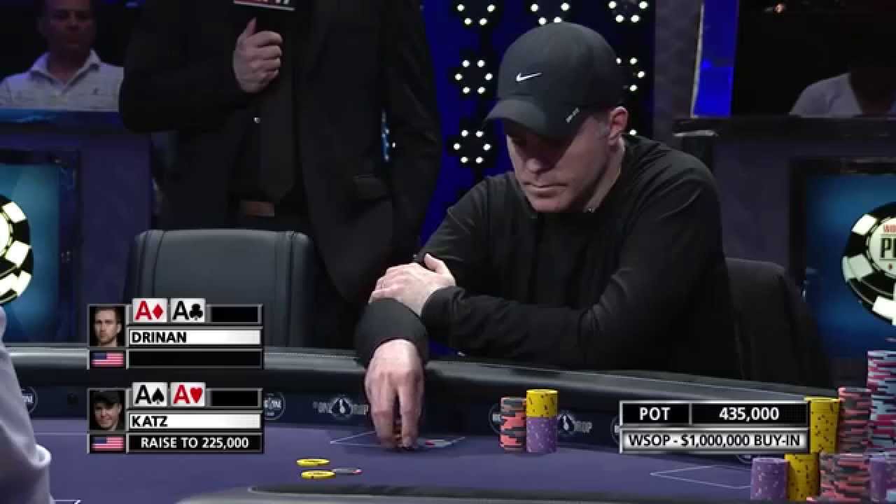 Poker Player Loses 1 Million Dollars! AA us AA