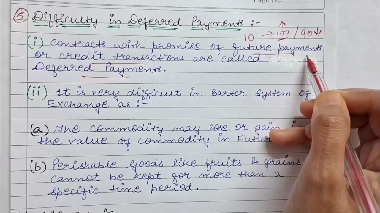 What is Barter System | What are the Difficulties of Barter System | Class 12th | Macroeconomics