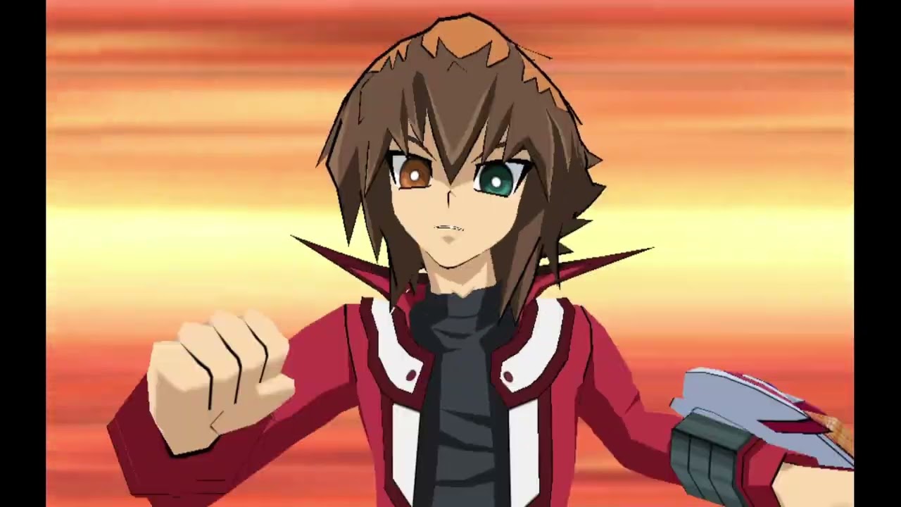Yugioh Tag Force 3 Jaden (Neos contact) vs Zane (Cyberdark)
