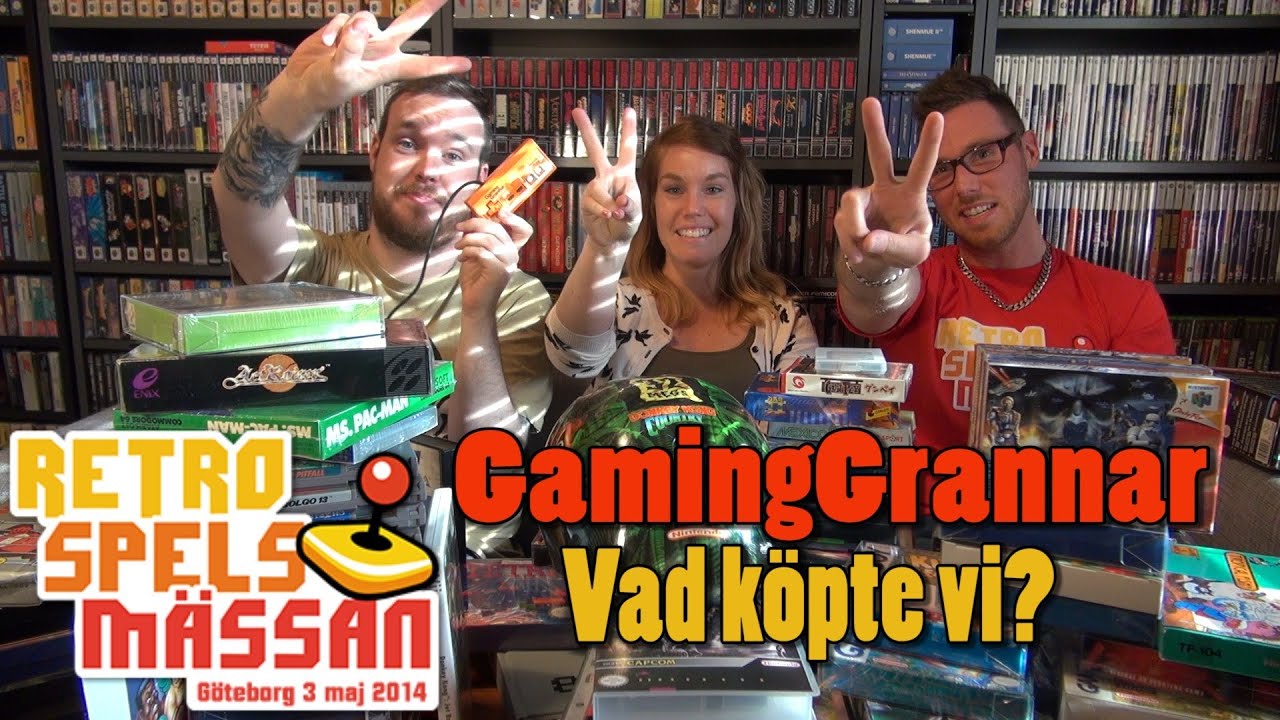 GamingGrannar: Retrospelsmässan 2014! Vad köpte vi?