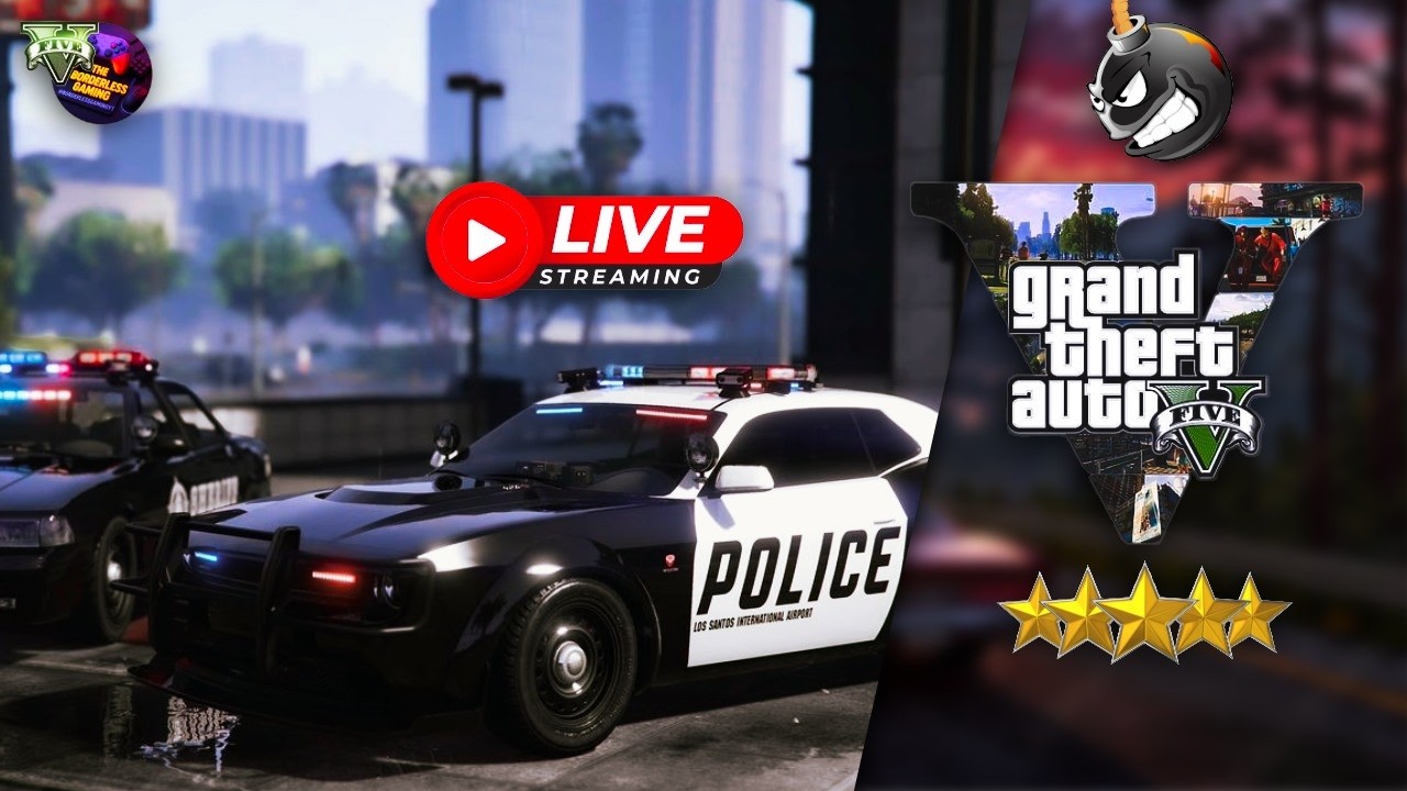 GTA 5 LIVE | Non-Stop 5 Star Wanted Level | #gta5  #gta5live #gta5online #gtaonline  #gtagameplay