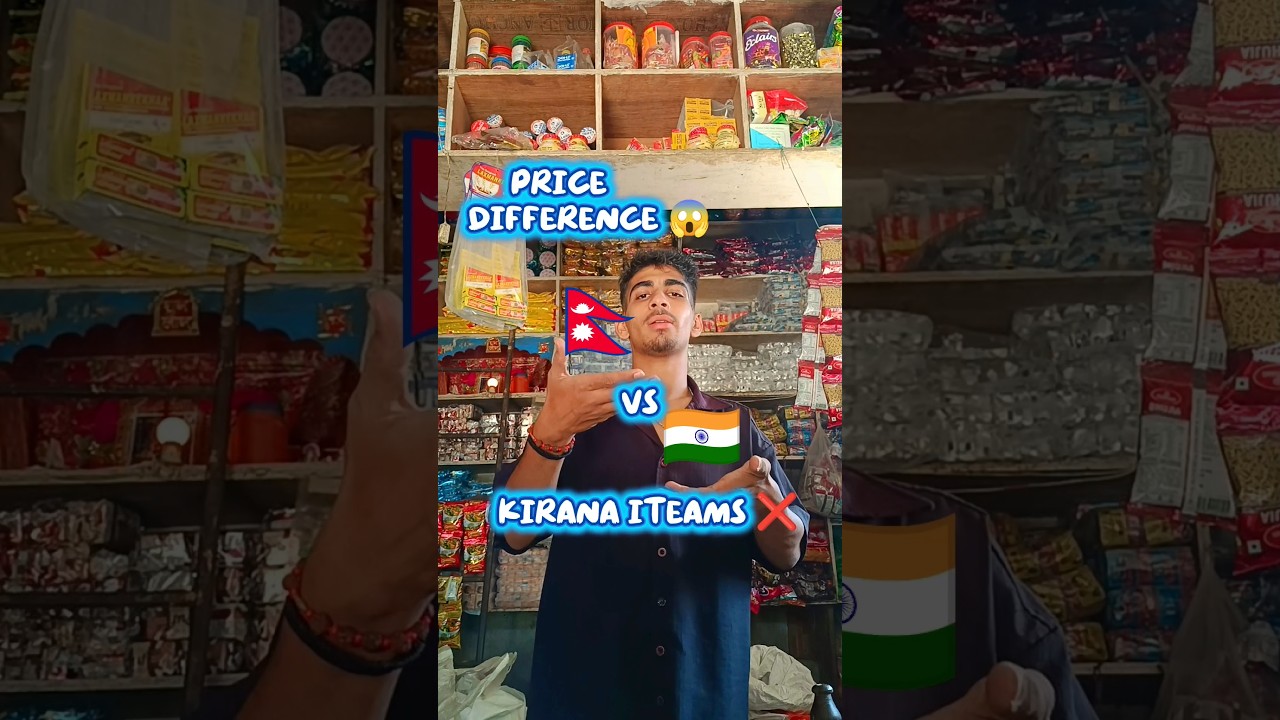 Price india and nepal compare grocery minivlog #shop  #shorts #viral