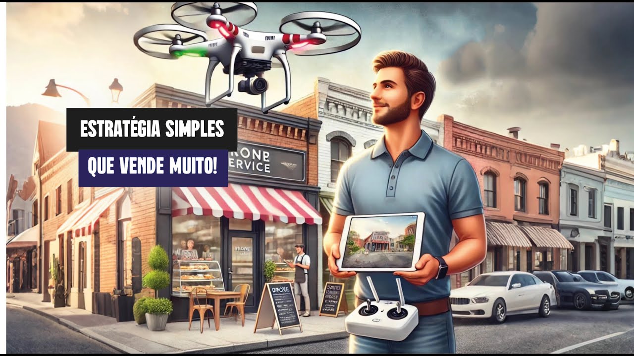 Pare de Esperar Clientes! Venda seu Serviço de Drone no Comércio Local!