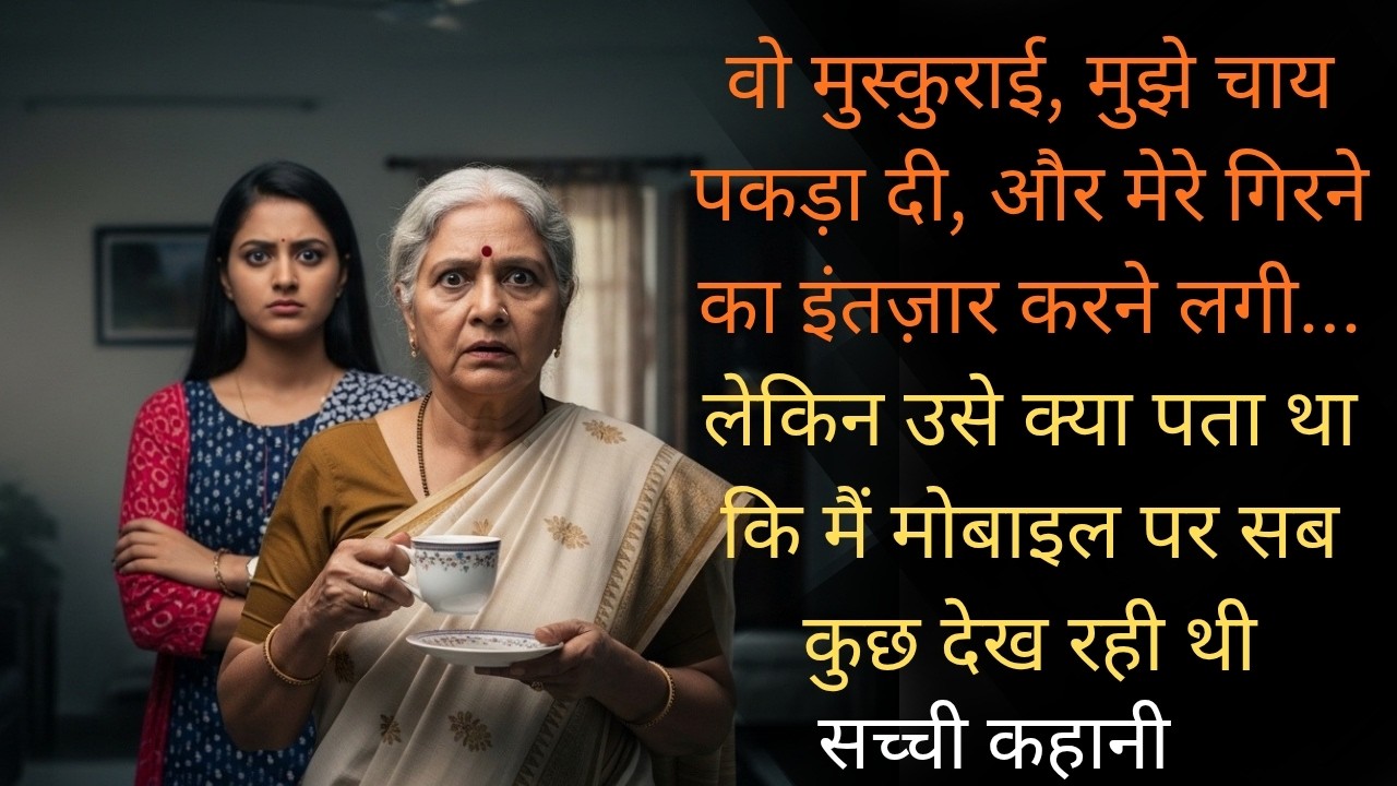 मेरी बहू ने जायदाद हथियाने के लिए मुझे नशा देने की कोशिश की, लेकिन उसे नहीं पता था कि घर में कैमरे ल