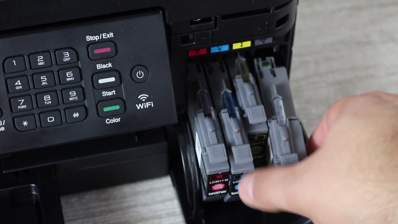Brother MFC J497DW Printhead Cleaning