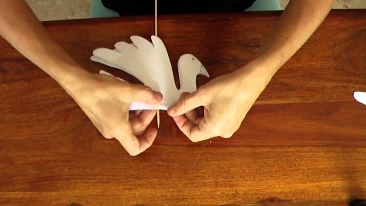 Manualidades - Cómo hacer una palomita - Manualidades para todos