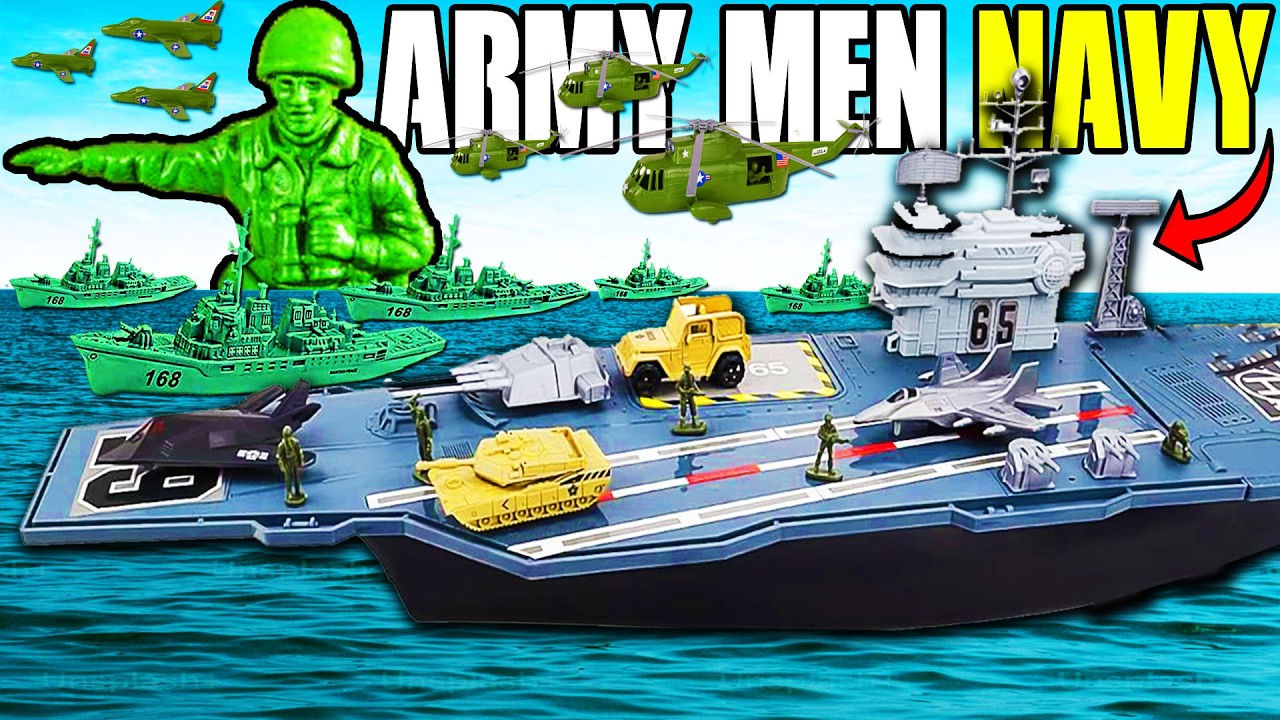 I built Army Men NAVY FLEET with Toy Soldiers...