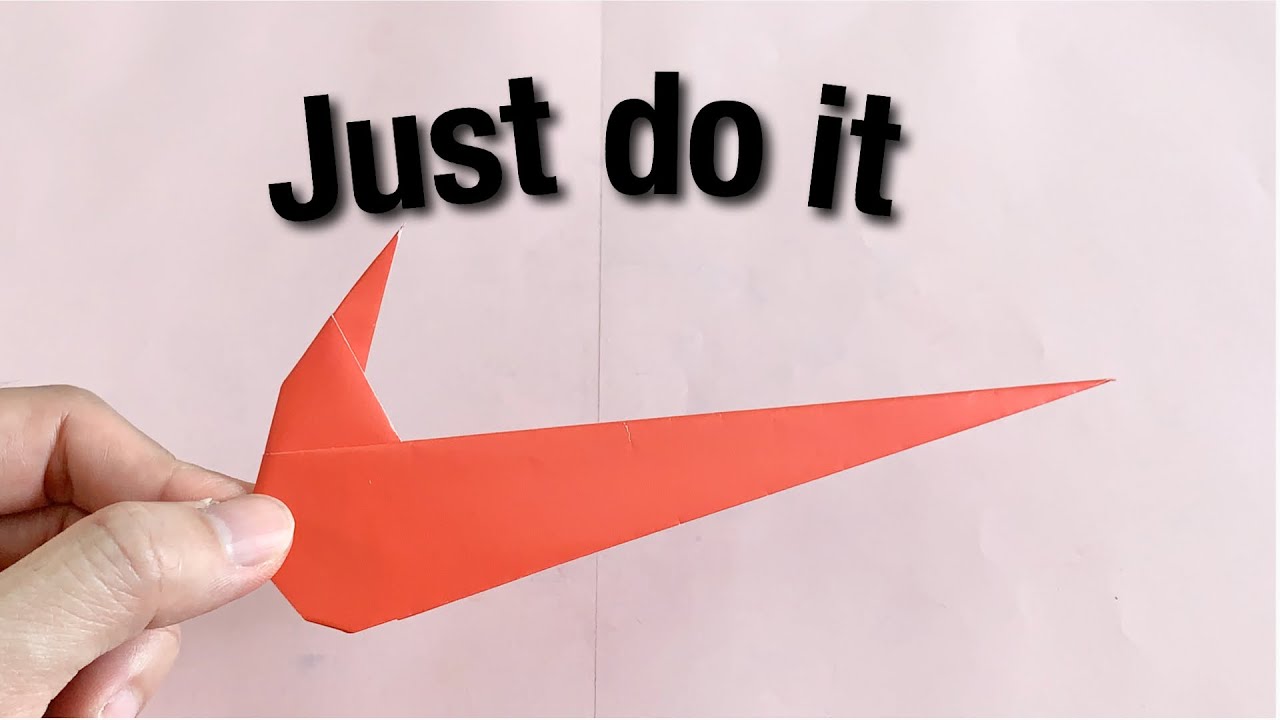 Origami Nike Logo