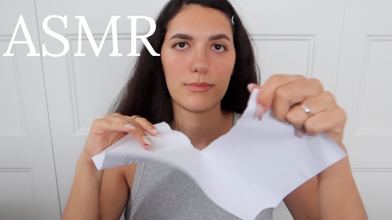 ASMR | New Paper Ripping