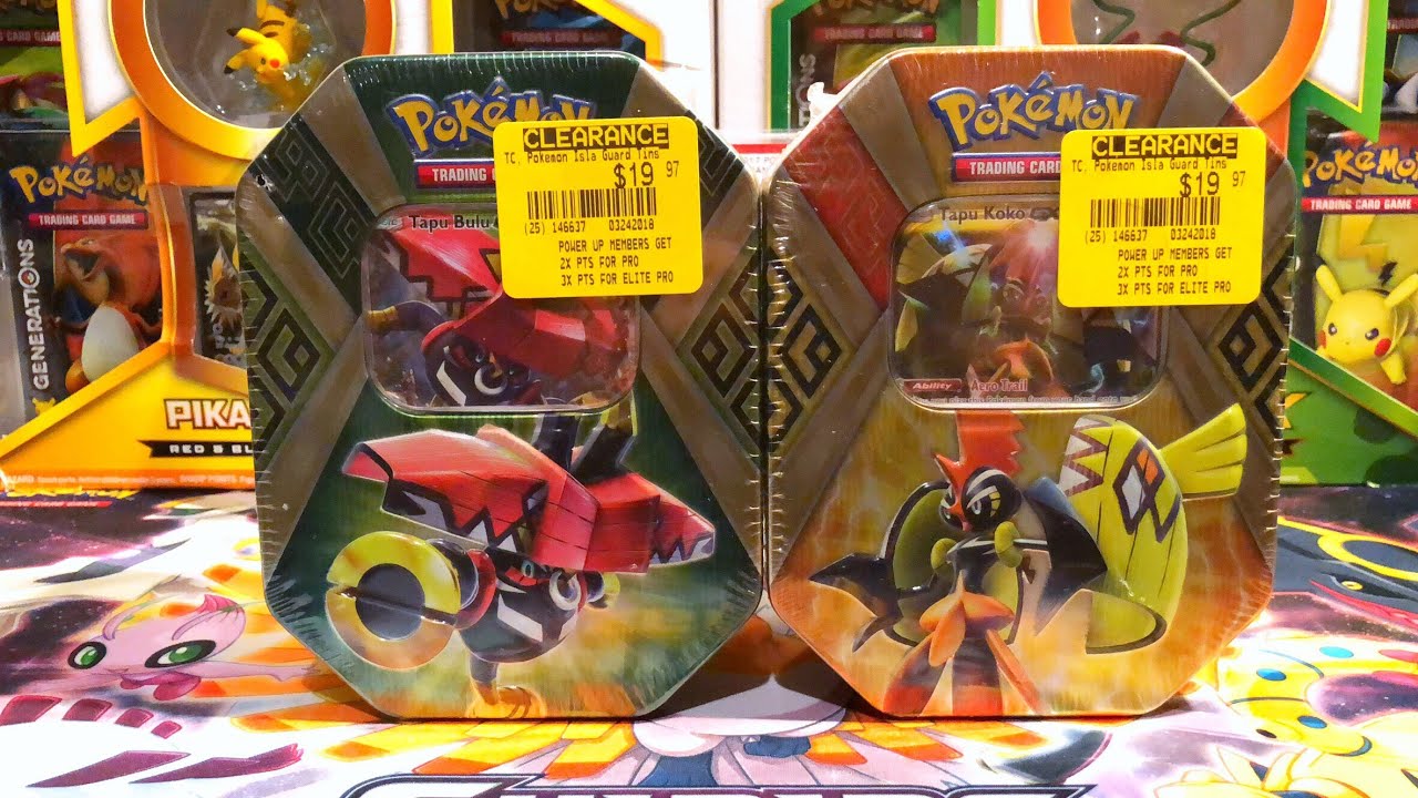Opening CHEAP Tapu Koko and Tapu Bulu Island Guardians Tins! - Pokemon Cards