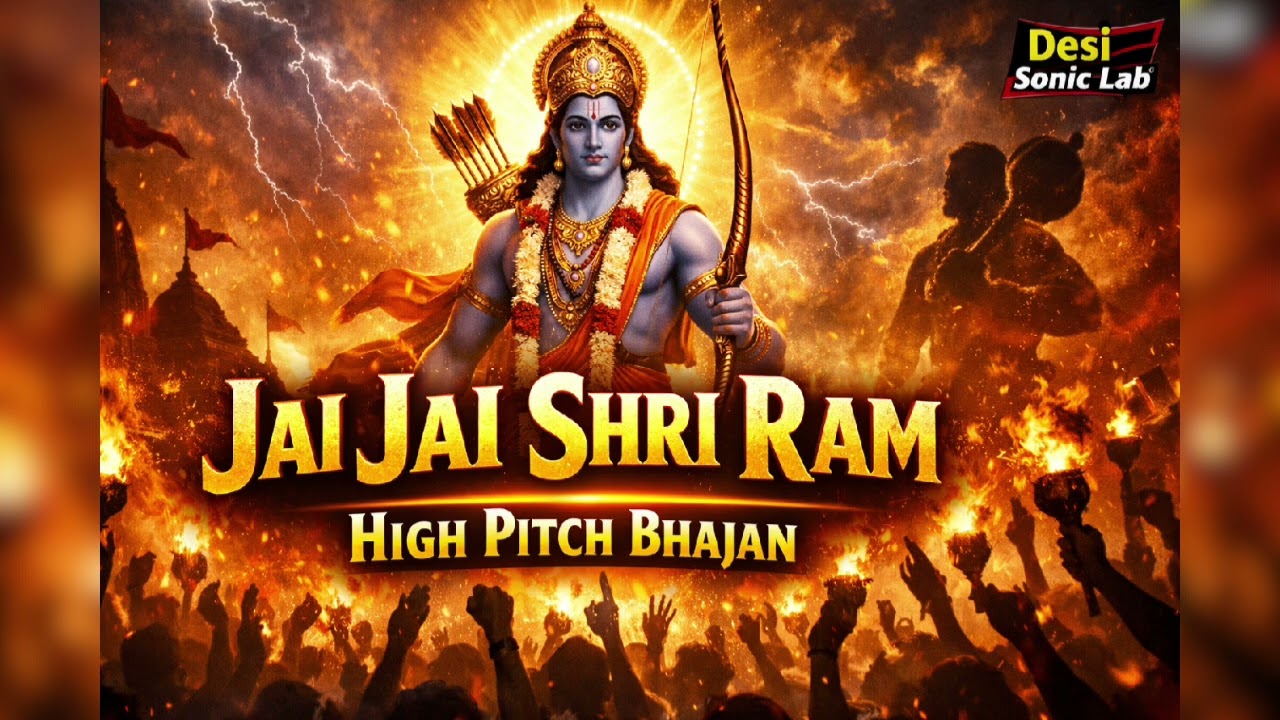 Jai Jai Shri Ram | High Pitch Bhakti Bhajan 2026 | Full Power Ram Bhajan | Desi Sonic Lab