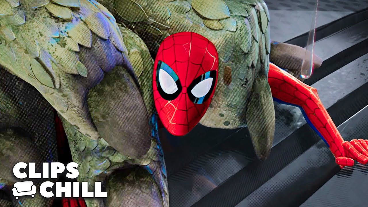 Spider-Man contra Duende Verde y Merodeador | Spider-Man: Un nuevo universo