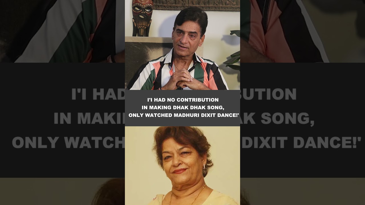 Indra Kumar: 'I had no contribution in making Dhak Dhak song, only watched Madhuri Dixit dance!'