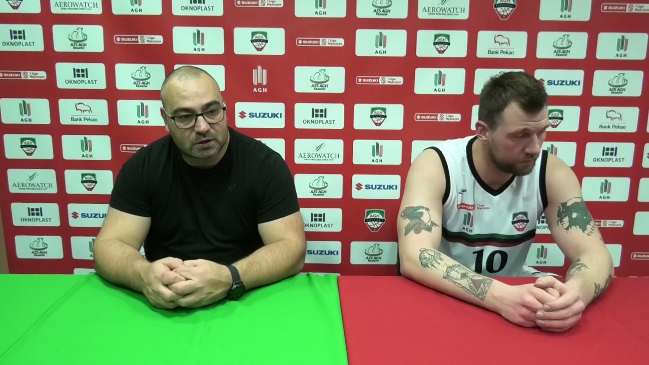 Suzuki 1LM: Konferencja po meczu AZS AGH Kraków vs AZS UMCS Start II Lublin 95:68