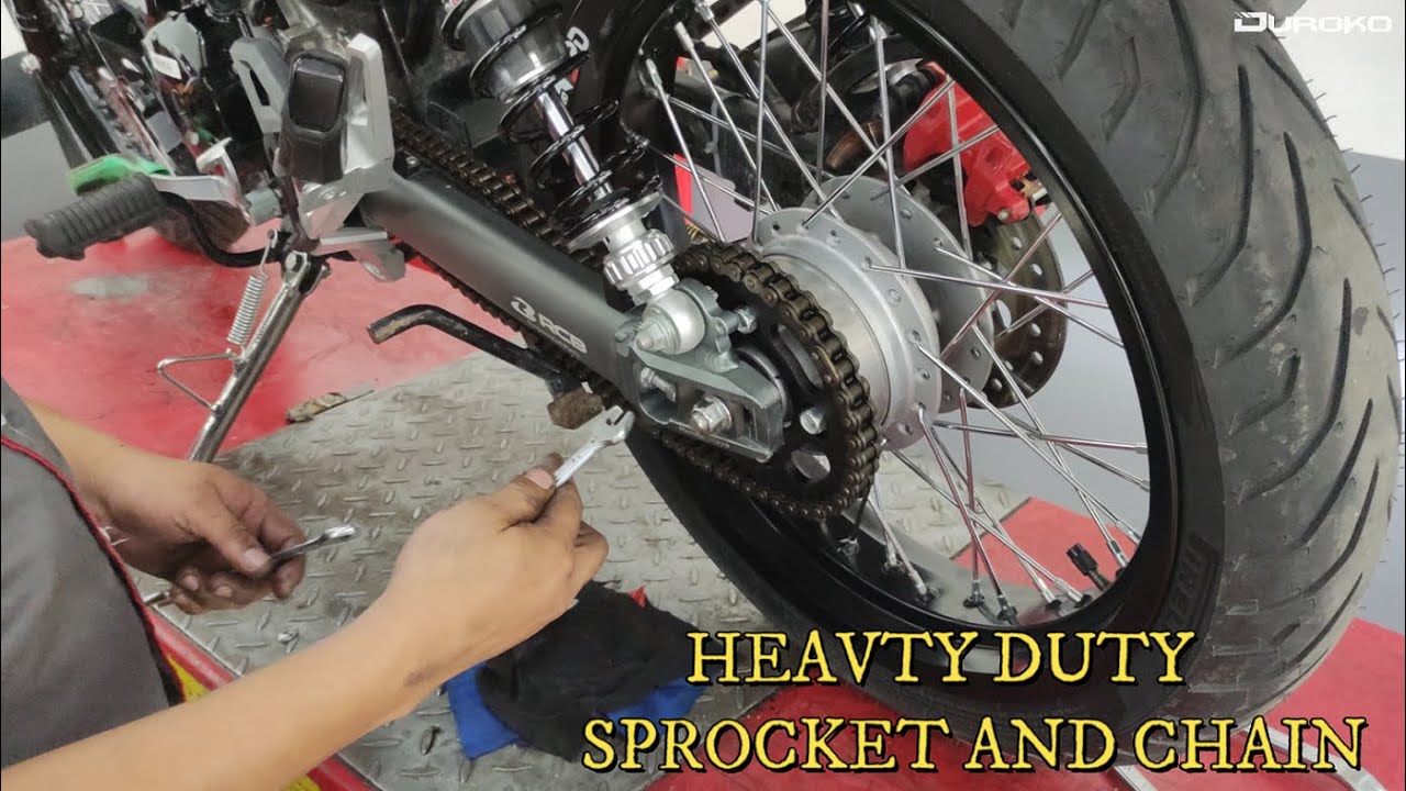 XRM 125 F.I with heavy duty SPROCKET (14-38) & CHAIN