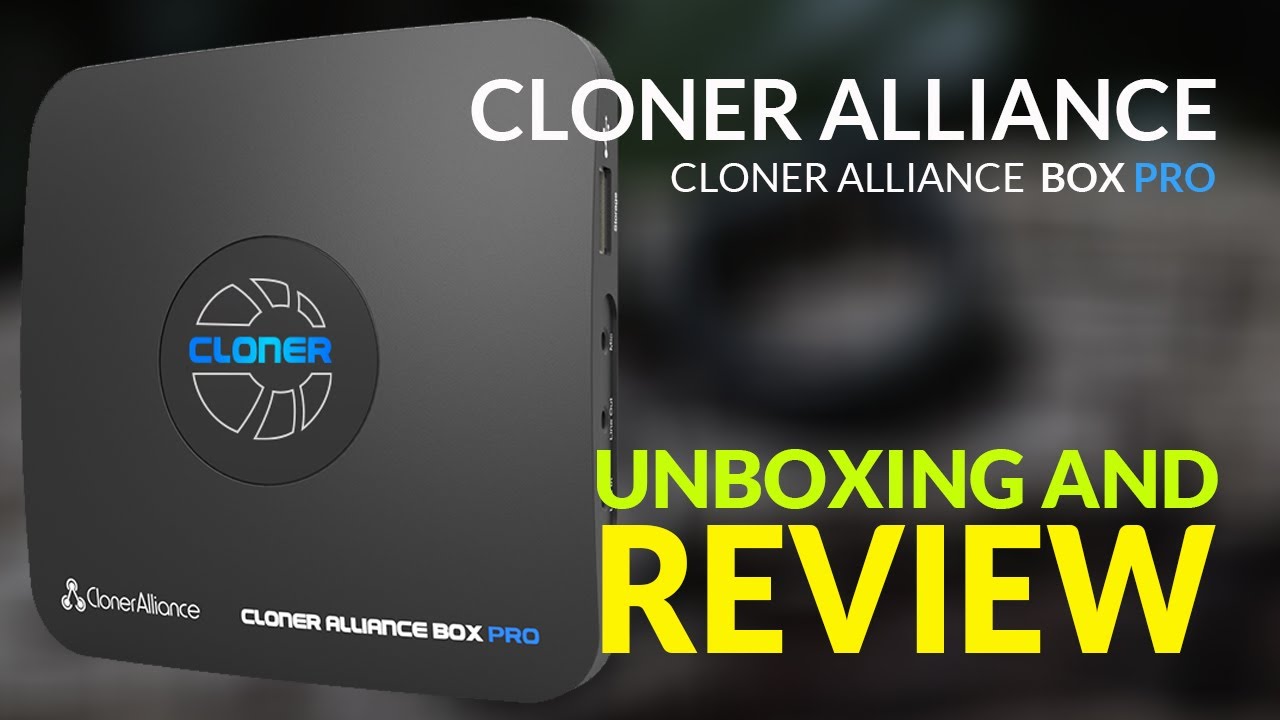 Cloner Alliance Box Pro &mdash; подключайтесь, записывайте и сохраняйте мгновенно!