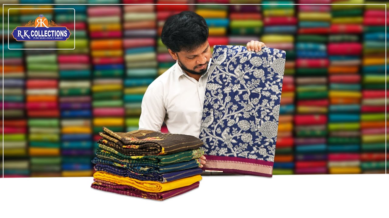 Chiffon Georgette And Semi Maheshwari Silk Sarees I Wholesale Shop I@Rkcollectionssarees