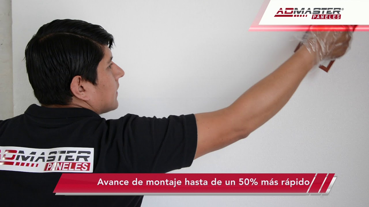 ADMASTER® PANELES - Instalación de Placa de Unicel