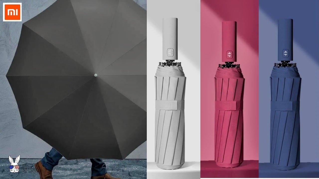 Xiaomi 12 Bone Solid color Automatic umbrella |  Light Collapsible Large size sunshade UV protection