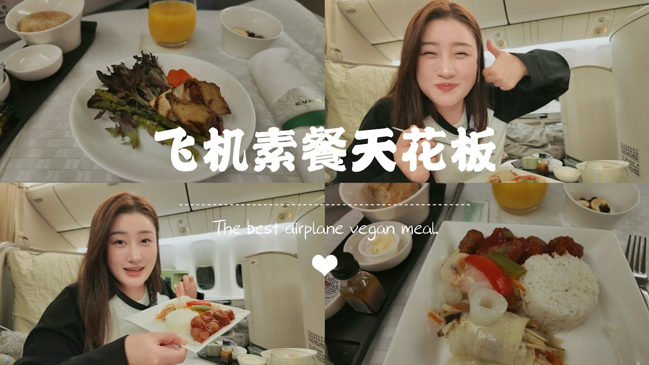 独家揭秘‼️全球最好吃的纯素飞机餐竟然在这里✈️