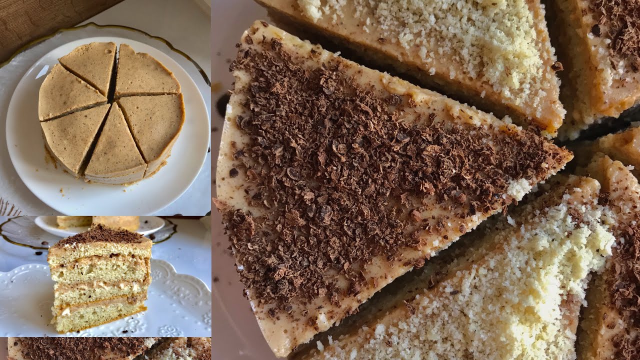 ПП торт со вкусом миндаля. Ни грамм  муки и сахара. Низкокалорийный тортик для худеющих