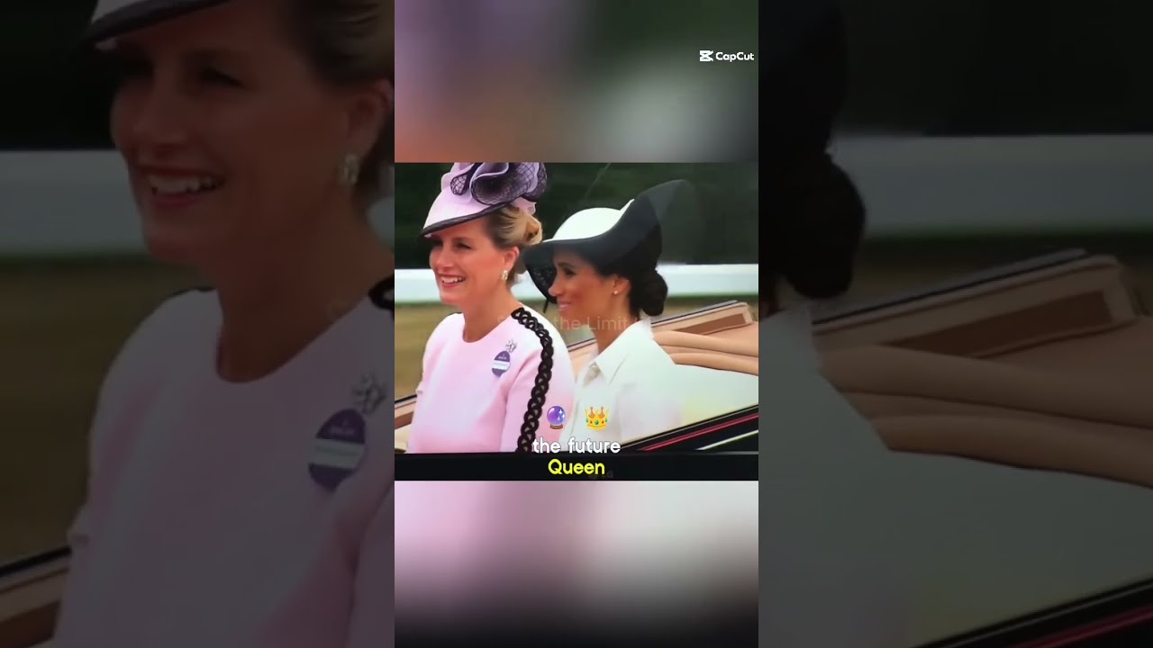 Meghan Markle & Sophie, Duchess Of Edinburgh #meghanmarkle #harryandmeghan #britishroyalfamily