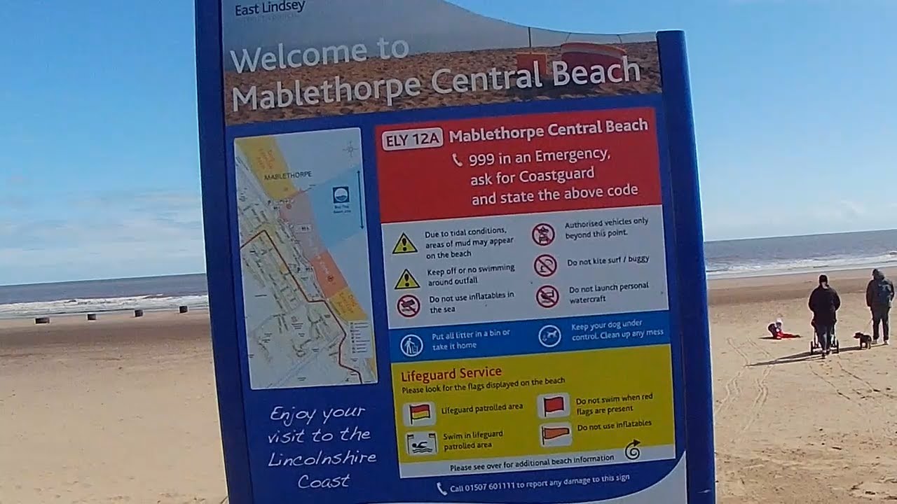 A walk to Mablethorpe, Lincolnshire.