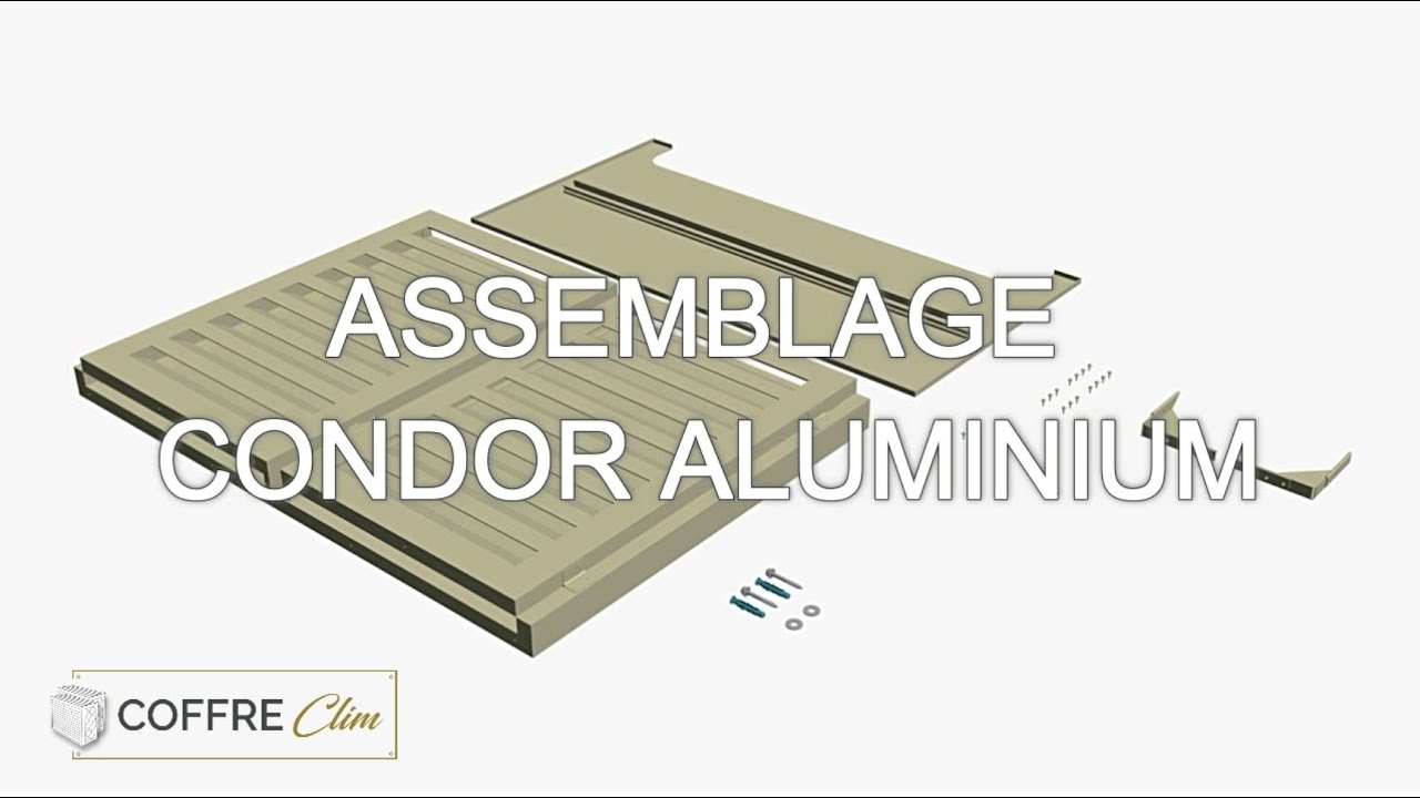 Assemblage Cache Clim Aluminium COFFRE CLIM