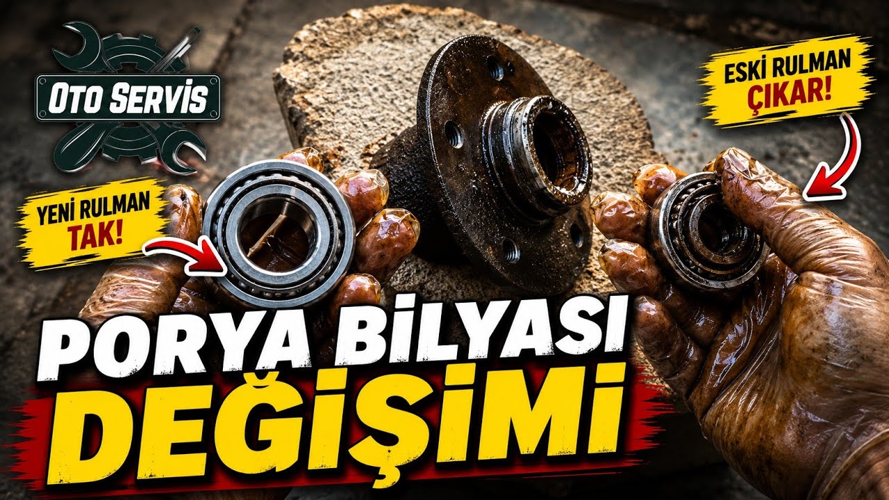 Porya Bilyası Değişimi - Teker ( Porya ) Bilyası Bozulduğu Nasıl Anlaşılır  - Teker Uğultusu