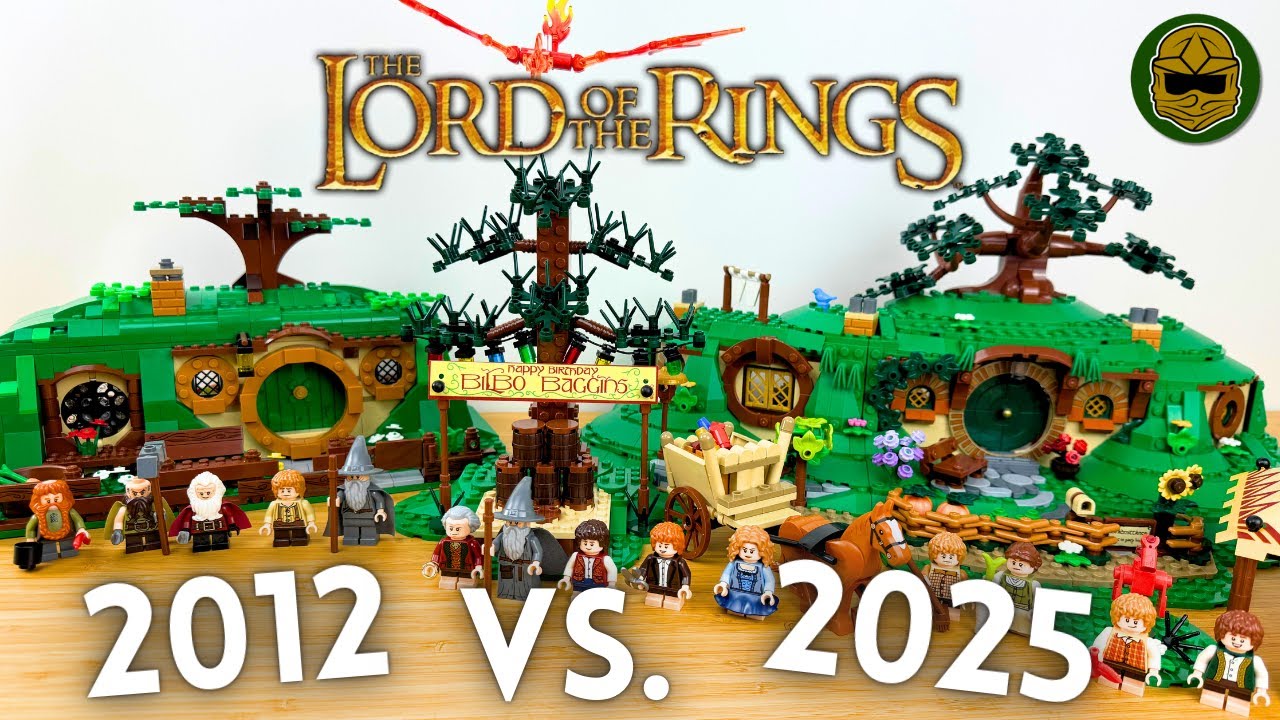 Bag End in 2012 vs. 2025: LEGO The Hobbit / The Lord of the Rings Shire Comparison!