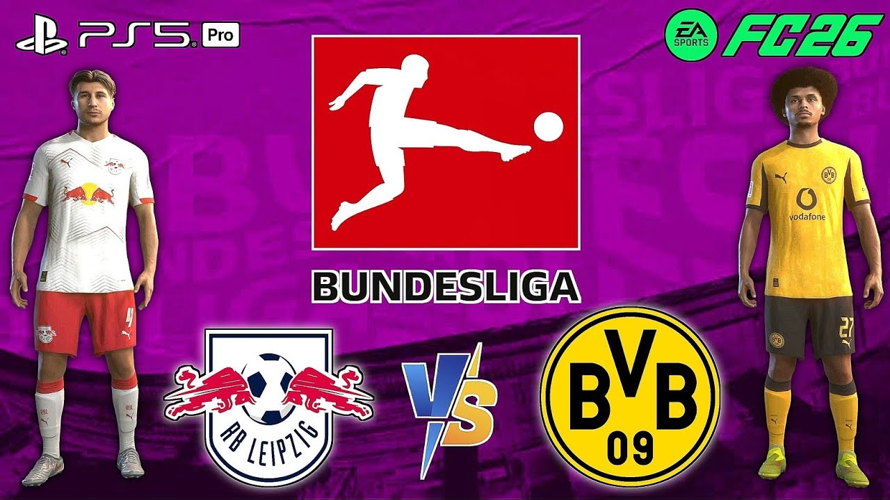 FC 26- RB LEIPZIG VS DORTMUND | BUNDESLIGA 25/26 | FT HARDER, NUSA, GUIRASSY, ADEYEMI | PS5 PRO