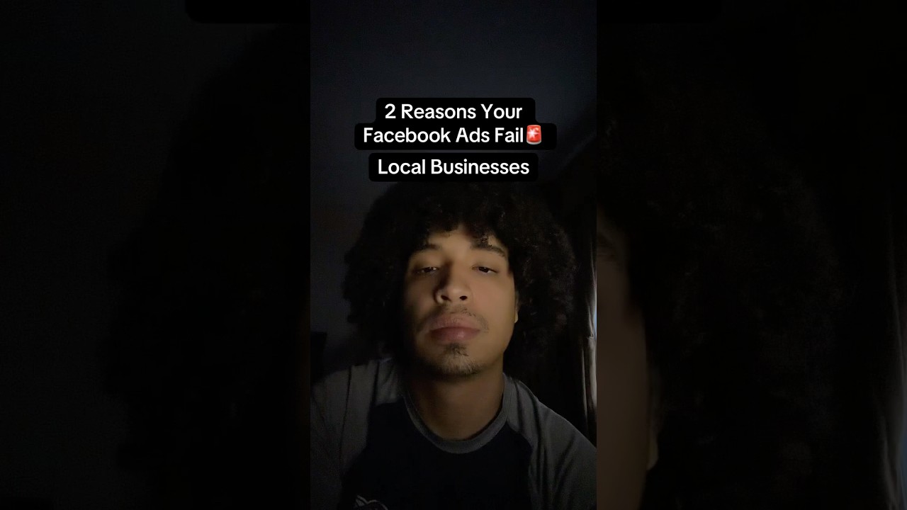 2 Main Reasons Your Facebook Ads Fail🚨