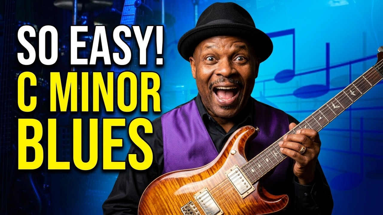 Chicago Blues in C Minor | Guitar Backing