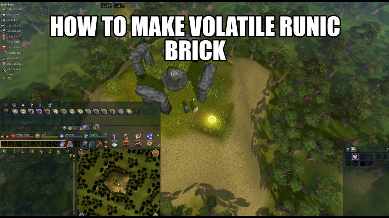 How to make volatile runic brick | Runescape 3