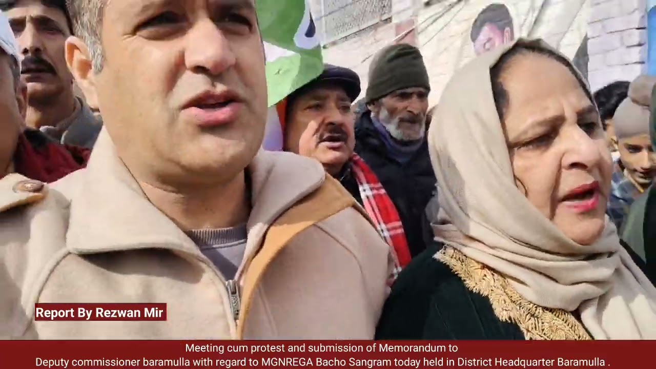 District Congress Committee Baramulla held protest at District Headquarter Baramulla and sub